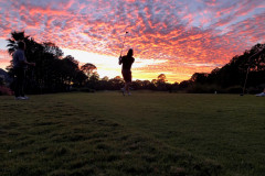 golfswingatsunset